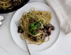 Pasta With Mushroom Garlic Sauce