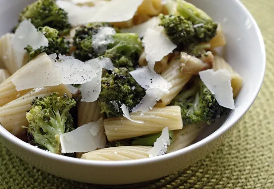 Pasta With Roasted Broccoli, Garlic And Oil