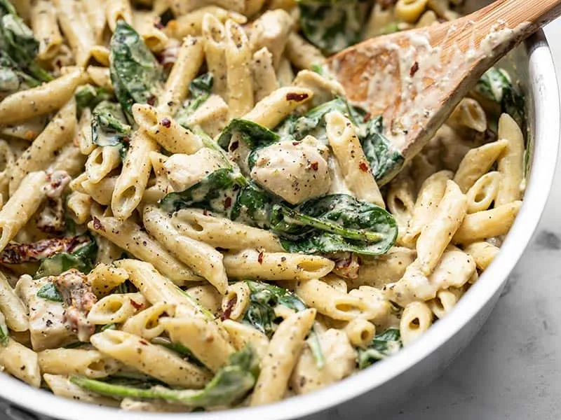 Pasta With Spinach Pesto