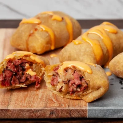 Pastrami Reuben Egg Rolls