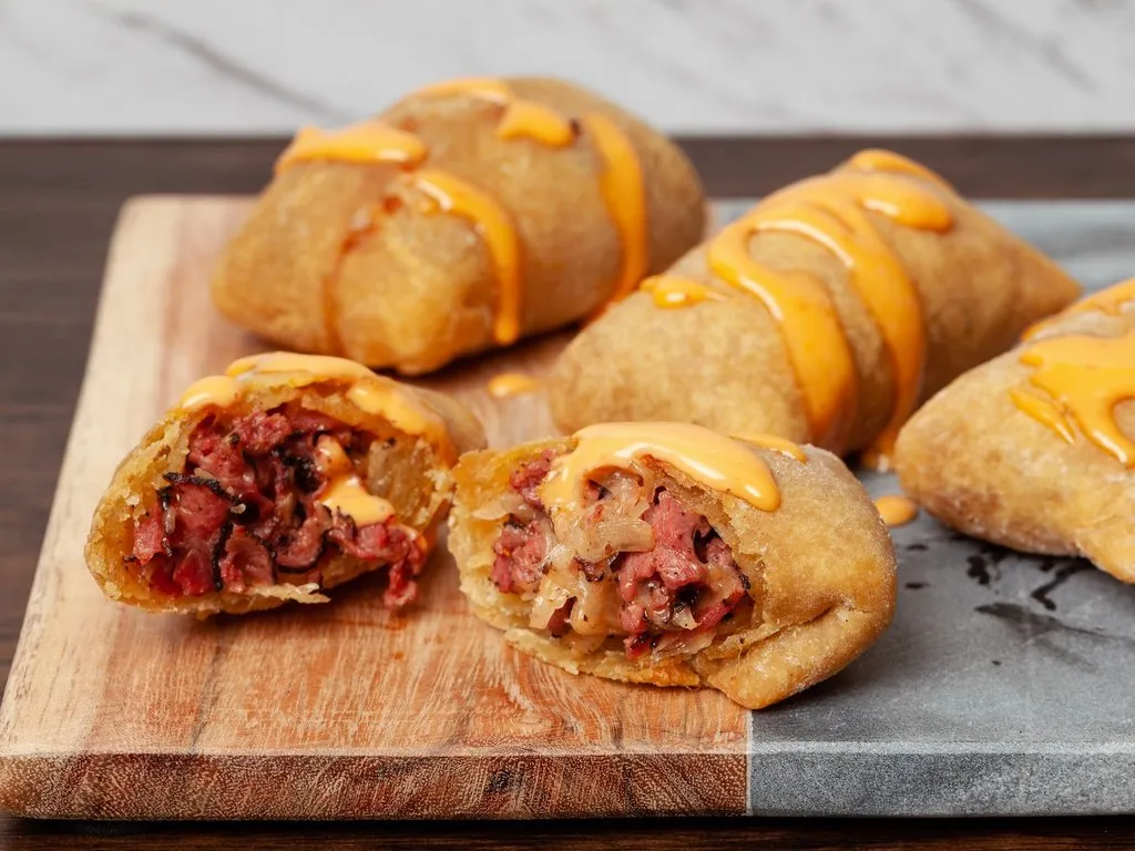 Pastrami Reuben Egg Rolls