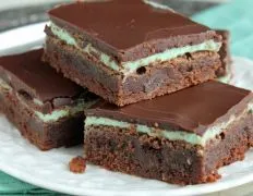 Paula Deens Creme De Menthe Brownies