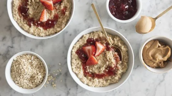 Pb & J Oatmeal