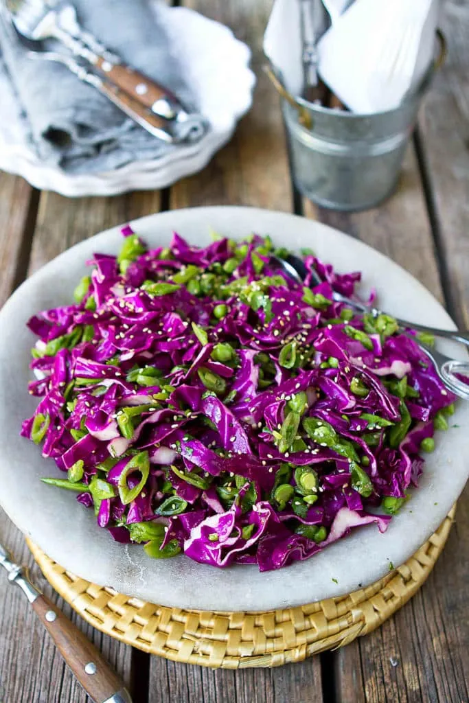 Pea & Cabbage Salad