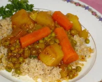 Pea Curry With Carrots And Potatoes