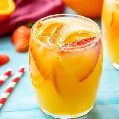 Peach And Orange Sangria