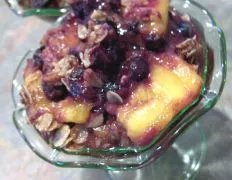 Peach Blueberry Crisp