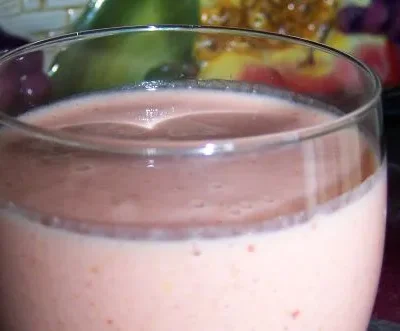 Peach Strawberry Smoothie