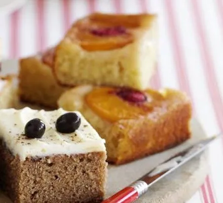 Peach Upside Down Pudding Cake