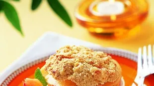 Peaches And Cream Shortcakes With