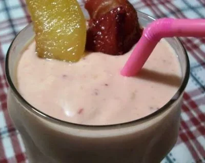 Peachy Strawberry Smoothie