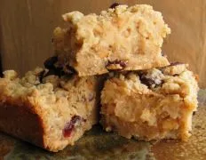 Peanut Butter And Cranberry Bars