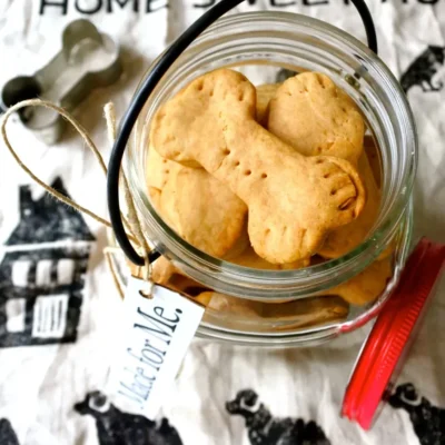 Peanut Butter Bow Wow Cookies For