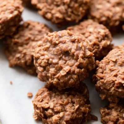 Peanut Butter In My Chocolate No Bake Cookies