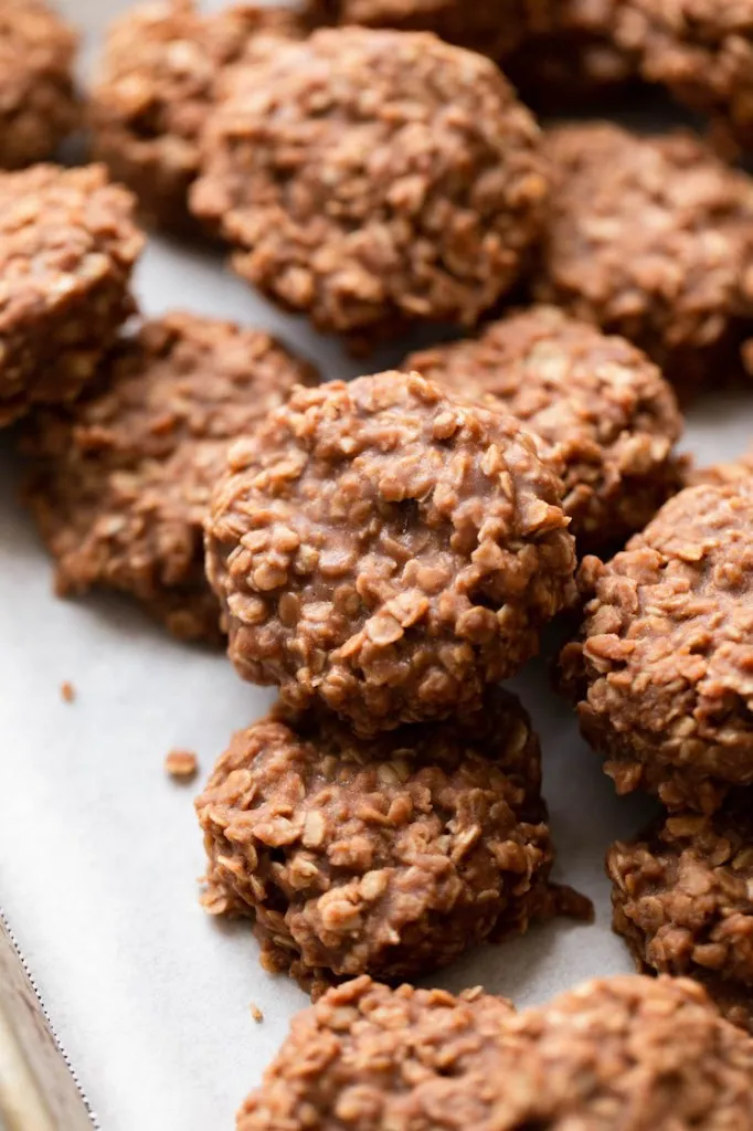 Peanut Butter In My Chocolate No Bake Cookies