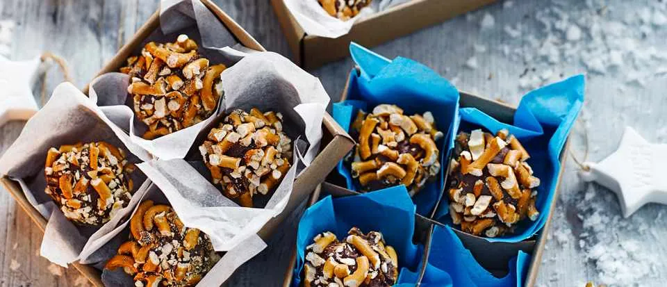 Peanut Butter & Pretzel Truffles