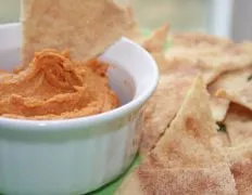 Peanut Butter Pumpkin Dip With Cinnamon Chips