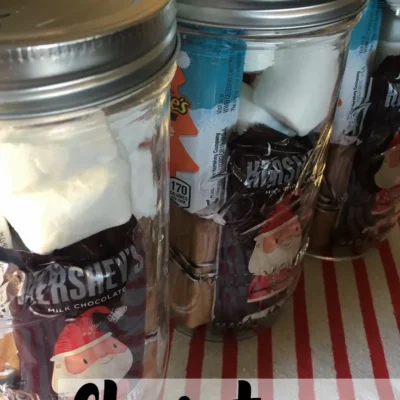 Peanut Butter Smores Bars Gift In A Jar