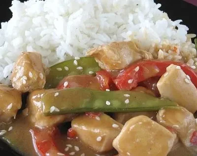 Peanut-Chicken Stir-Fry