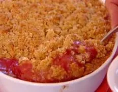 Pear And Raspberry Crisp