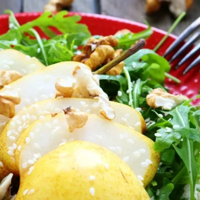 Pear And Stilton Or Asiago Salad