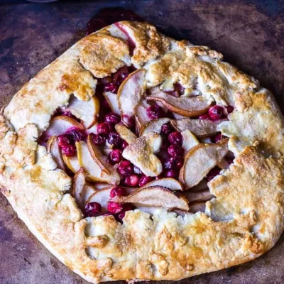 Pear Cranberry Galette