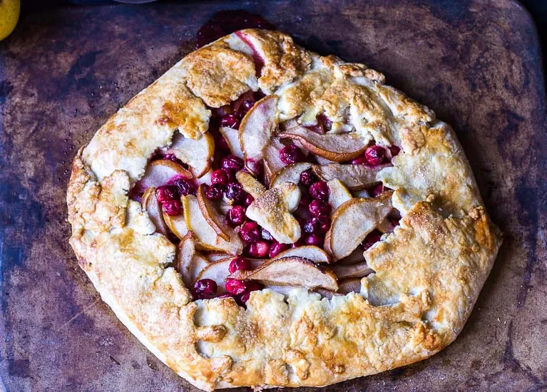 Pear Cranberry Galette