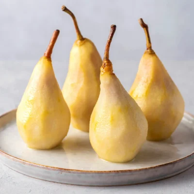 Pears In White Wine