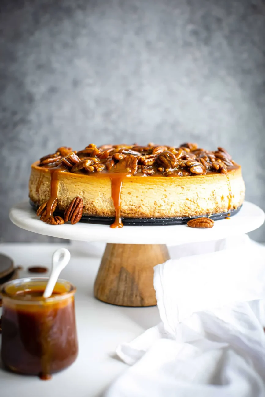 Pecan Caramel Cheesecake