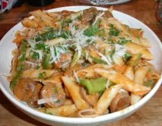 Penne &Amp; Sausages A La Vodka