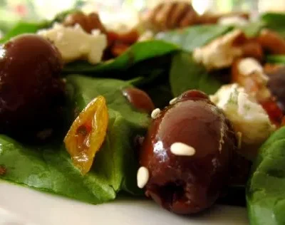 Pepper Jelly Vinaigrette Spinach Salad Recipe