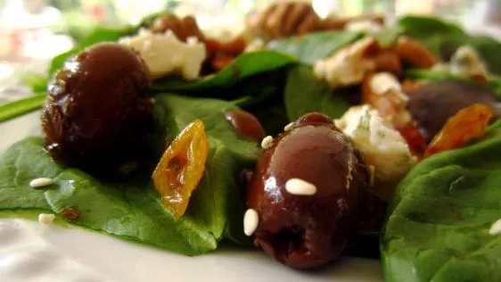 Pepper Jelly Vinaigrette Spinach Salad Recipe