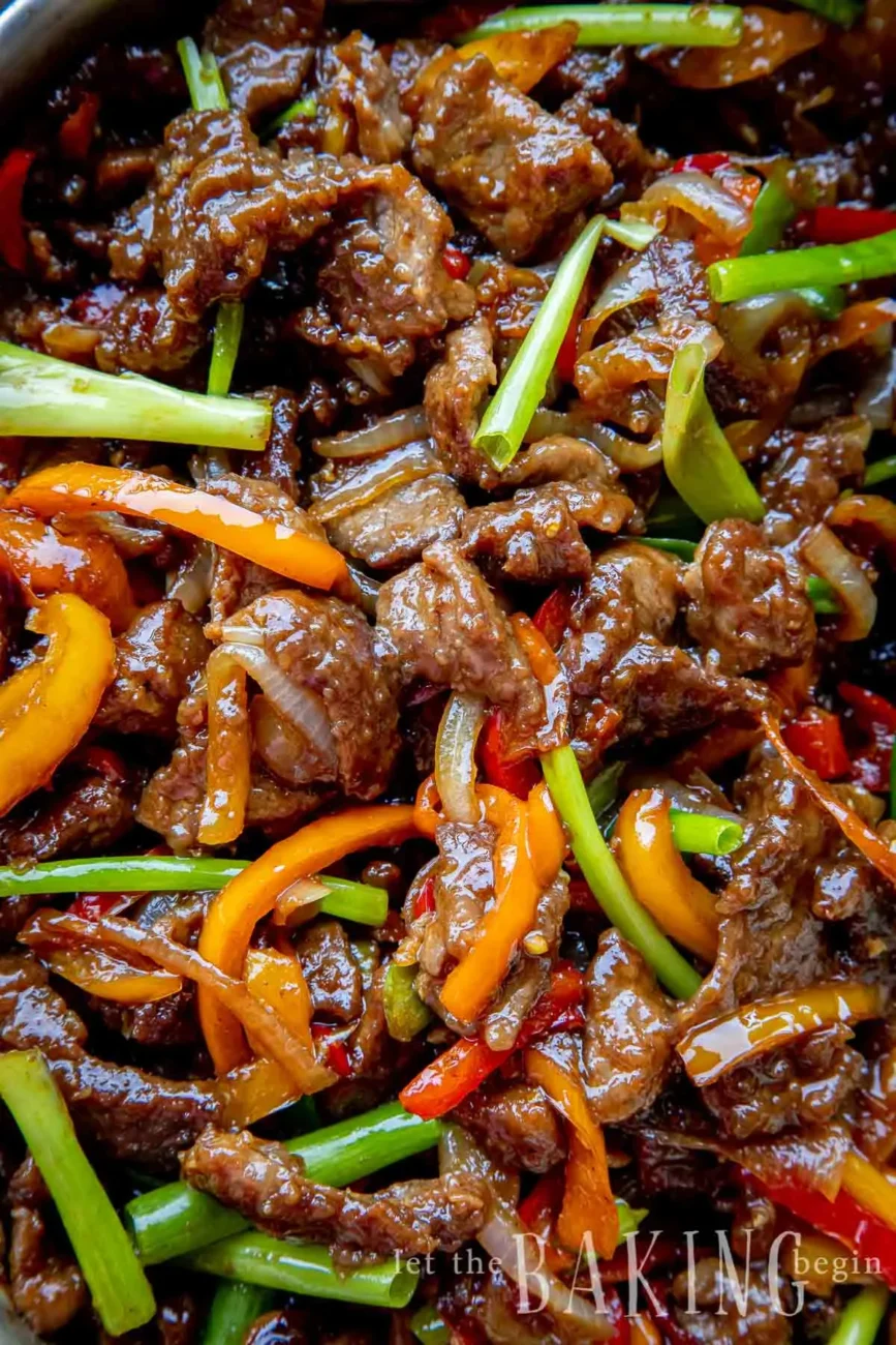 Pepper Steaks In Mongolian Sauce