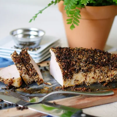 Peppered Pork Tenderloin