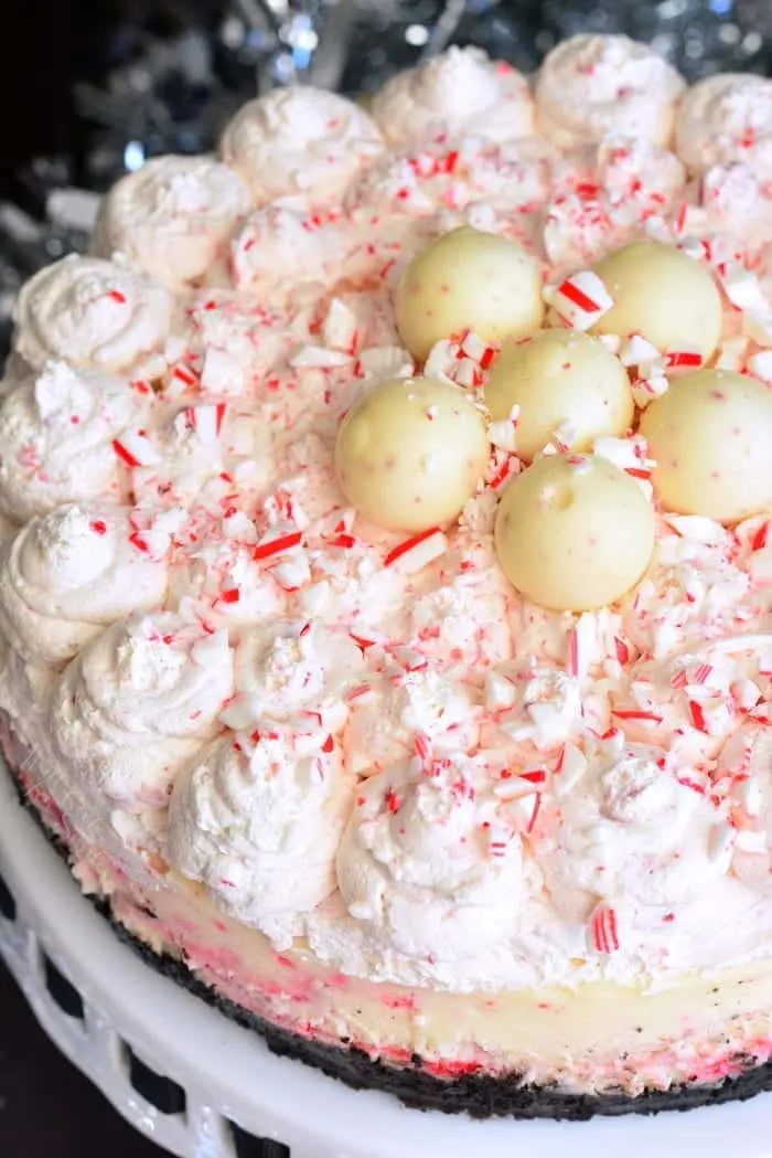 Peppermint Chip Cheesecake