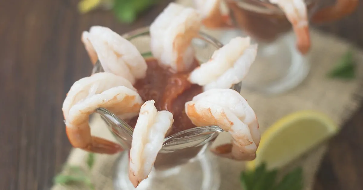 Perfect Boiled Shrimp And Cocktail Sauce