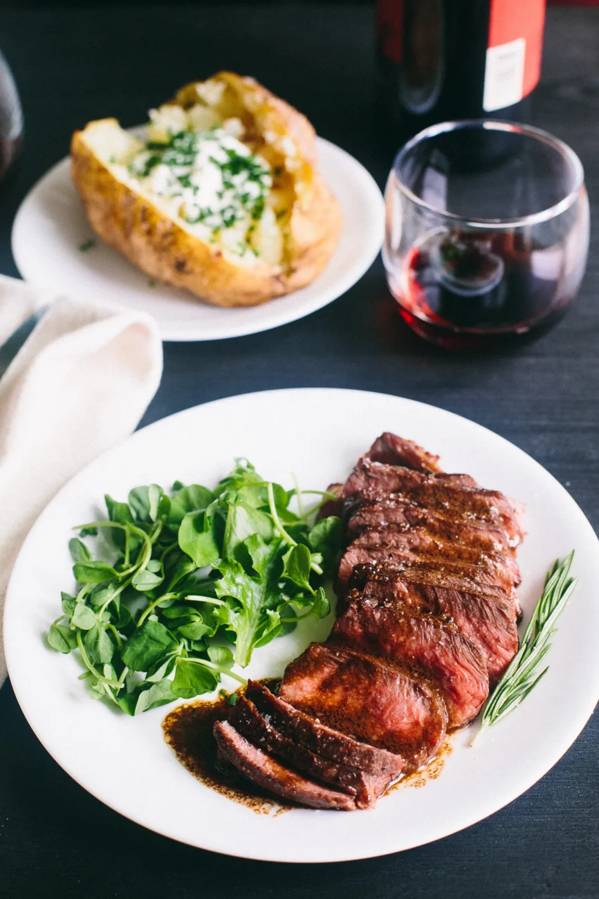 Perfectly Cooked Sous Vide Flat Iron Steak Recipe