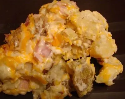 Perfectly Crispy Cheesy Twice-Baked Potato Casserole Recipe