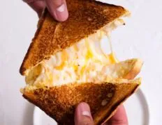 Perfectly Crispy Gourmet Grilled Cheese Delight