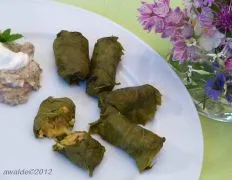 Persian-Style Stuffed Grape Leaves Recipe