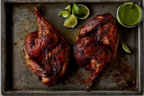 Peruvian Roasted Chicken With Aji Verde