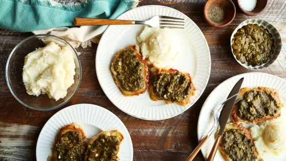 Pesto Pork Chops