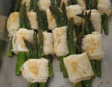 Phyllo Wrapped Cheesy Asparagus