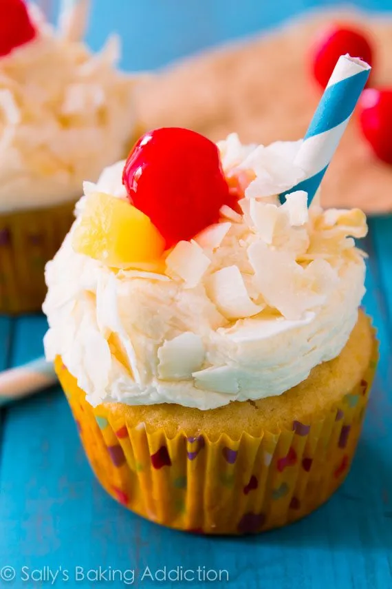 Pia Colada Cupcakes