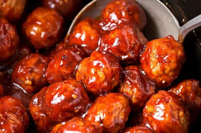 Picante Cranberry Meatballs