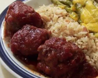 Picante Cranberry Meatballs