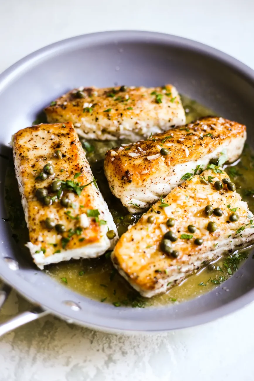 Piccata Sauce & Topping For White Fish