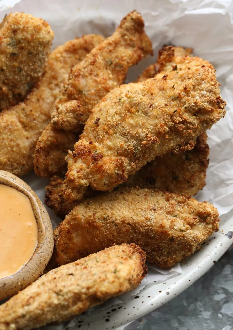 Pickle-Brined Baked Chicken Tenders