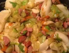 Pierogies And Kielbasa Skillet Casserole