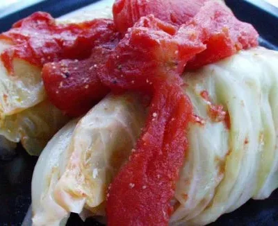 Pigs In The Blanket Aka Stuffed Cabbage